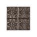 Fasade Traditional Style/Pattern 1 Decorative Vinyl 2ft x 2ft Lay In Ceiling Tile in Smoked Pewter (5 Pack)