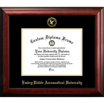 Embry-Riddle Eagles 11wx 8.5h Gold Embossed Diploma Frame