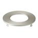 Kichler Direct-to-Ceiling Slim Decorative Trim 3 inch Round Brushed Nickel