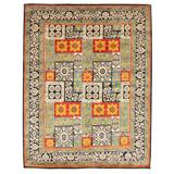 ECARPETGALLERY Hand-knotted Lahore Finest Turquoise Wool Rug - 8'2 x 10'3