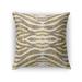 TIGER GOLD Indoor-Outdoor Pillow By Kavka Designs