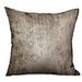 Plutus Harbor Sky Brown Solid Luxury Outdoor/Indoor Decorative Throw Pillow