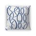 PERFECT TIMING CLASSIC BLUE & WHITE Accent Pillow By Jackie Reynolds