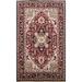 Geometric Traditional Heriz Oriental Area Rug Wool Hand-knotted - 3'11" x 6'0"