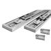 Hydraulic Soft Close 18-inch Full Extension Drawer Slides with Rear Mounting Brackets (Pack of 10 Pair)