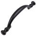 GlideRite 3-inch Matte Black Deco Cabinet Hardware Pull (Pack of 10 or 25)