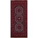 Tribal Geometric Balouch Afghan Oriental Area Rug Wool Handmade - 2'11" x 6'0"