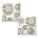 Rounded I and Rounded Ii - Set of 2 Decorative Pillows