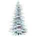 Fraser Hill Farm 9-foot Flocked Pine, Multicolor LED