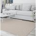 TINY TRIANGLE STRIPE TAN Area Rug by Kavka Designs