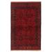 ECARPETGALLERY Hand-knotted Finest Khal Mohammadi Red Wool Rug - 4'2 x 6'7