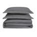 Cannon Heritage Solid 3 Piece Duvet Cover Set