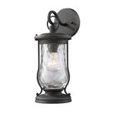 Elk Home Farmstead Matte Black With Clear Glass 1 Light Wall Sconce