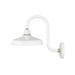 Hinkley Foundry 1-Light Outdoor Wall Mount Lantern in Gloss White