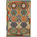 Bauhaus Turkish Kilim Deb Hand-Woven Area Rug - 3'3" x 4'9"