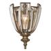 Uttermost Vicentina 1-Light Wall Sconce Metal Crystal Poly-Lighting Fixture