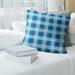 Carolina Football Luxury Plaid Accent Pillow-Poly Twill