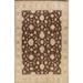 Traditional Floral Peshawar Oriental Area Rug Hand-knotted Wool Carpet - 8'2" x 9'10"