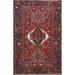 Antique Gharajeh Persian Vegetable Dye Area Rug Wool Hand-knotted - 4'7" x 6'1"