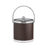 Kraftware Sophisticates with Polished Chrome 3-quart Ice Bucket with Bale Handle and Metal Cover