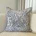 Rodeo Home Stevie Metallic Traditional Cut Velvet Damask Oversized Decorative Pillow