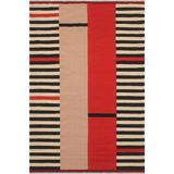 Shabby Chic Turkish Kilim Elwanda Hand-Woven Area Rug - 5'7" x 7'10"