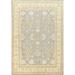 Vegetable Dye Oushak Chobi Oriental Area Rug Wool Hand-knotted Carpet - 8'10" x 11'9"