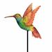 Handmade Rainbow Hummingbird Garden Decoration - 1 x 7 x 24