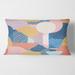 Designart 'Modern geometric shapes pattern' Mid-Century Modern Throw Pillow