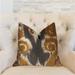 Plutus Euphoria Plush Gold Luxury Decorative Throw Pillow