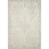 Alexander Home Nile Medallion Damask 100% Wool Hand Hooked Rug