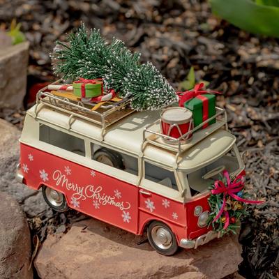 1970's Inspired Christmas Bus with Gifts - Small