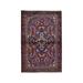 Shahbanu Rugs New Persian Lilihan Pure Wool Hand Knotted Oriental Rug (3'6" x 5'5") - 3'6" x 5'5"