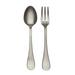 Stainless Steel w/PVD Titanium Coating Vintage Champagne Serving Set (Fork and Spoon)