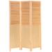 6 ft. Tall Louvered Beadboard Room Divider
