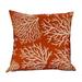 Plutus Berry Crest Vineyard Red and Beige Luxury Decorative Throw Pillow