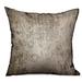 Plutus Harbor Sky Brown Solid Luxury Outdoor/Indoor Decorative Throw Pillow