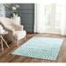 SAFAVIEH Handwoven Moroccan Reversible Dhurrie Light Blue Wool Rug