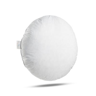 ComfyDown 95% Feather 5% Down, Round Decorative Pillow Insert, Sham Stuffer.