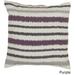 Decorative Pershore 18-inch Striped Ikat Poly or Feather Down Filled Pillow