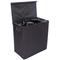 BirdRock Home Double Laundry Hamper with Lid and Removable Liners | Linen | Foldable Hamper | Cut Out Handles