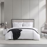 Vera Wang Zig Zag White Cotton Comforter Set