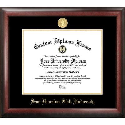 Sam Houston State 14w x 11h Gold Embossed Diploma Frame