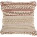 Mina Victory Handmade Textured Blush Throw Pillow (20 -Inch x 20 -Inch)