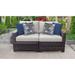 Kathy Ireland River Brook 2 Piece Outdoor Wicker Patio Furniture Set