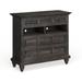 Carbon Loft Habersberger Weathered Charcoal Wood 3-drawer Media Chest
