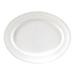 Wedgwood White Glaze 13.75-inch Intaglio Fine Bone China Oval Platter