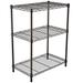 3 Tier Heavy Duty Shelves Organizer Wire Shelving Rack Unit,Black