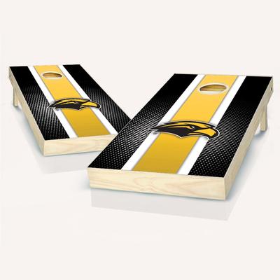 Southern Miss Golden Eagles Stripe Outdoor Cornhole Board Set