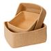 Chenille Soft Nursery Nesting 3-Piece Basket Set